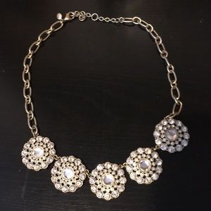 J Crew statement diamond necklace!